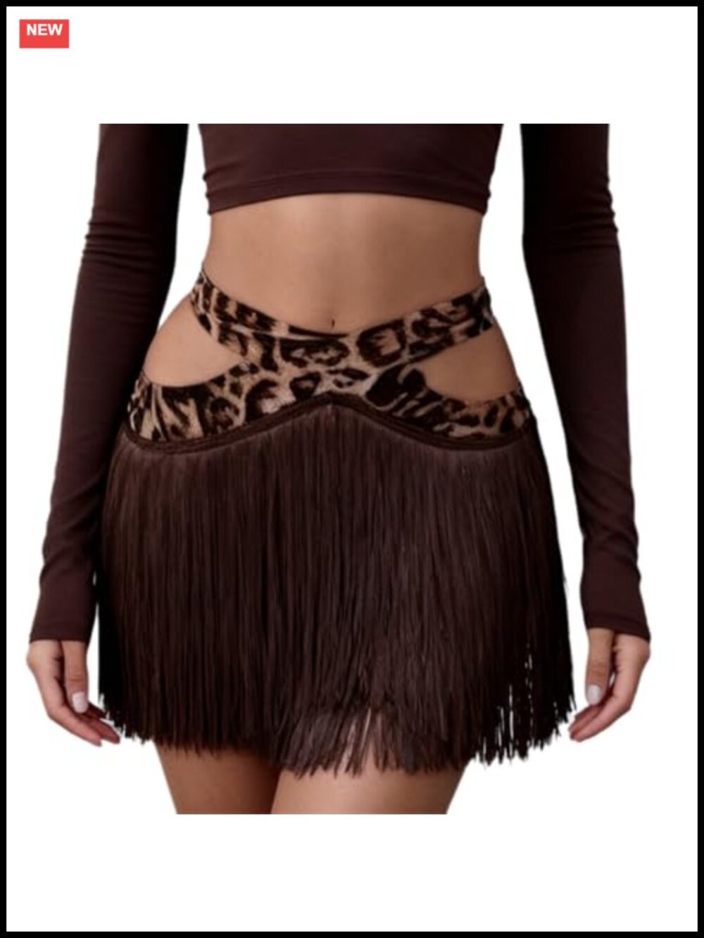 Fringe Skirt for Women Latin Dance Skirt with Shorts Rave Outfit